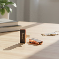 Flashdisk USB Baru Bahan Zinc Alloy Garansi 2 Tahun Enkripsi USB 3.0/3.1/3.2 Tipe-C