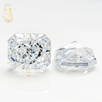 3*5mm ~ 13*18MM 8A Pierre précieuse en zircon synthétique de qualité Rectangle Octogone Glace concassée Cubic Zirconia White Color Loose CZ Stone