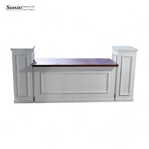 Armoire de bar en bois Bars de mariage <span class=keywords><strong>à</strong></span> <span class=keywords><strong>louer</strong></span> Mobilier d'extérieur Bars d'événement blancs - Product Image 2