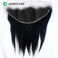 Ilusión HD Transparente de 13" x 4" para Cabello Chino Remy 100% Sin Procesar para Cierre de Encaje