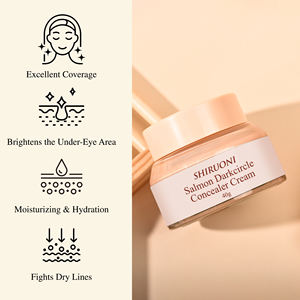 Maquillaje personalizado impermeable corrección <span class=keywords><strong>de</strong></span> color <span class=keywords><strong>de</strong></span> larga duración hidratante hidratación lanolina salmón Pdrn Darkcircle crema correctora - Product Image 2