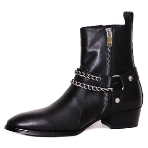 Bottes en daim vintage de qualité supérieure en cuir véritable pour hommes, décontractées, confortables, durables, chaussures en daim personnalisées - Product Image 3