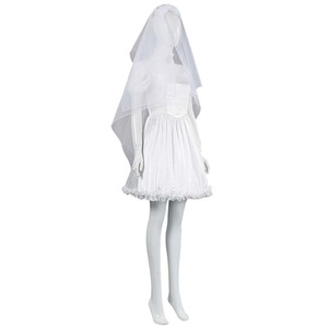 <span class=keywords><strong>Disfraz</strong></span> <span class=keywords><strong>de</strong></span> <span class=keywords><strong>Novia</strong></span> Cadáver Gótica Emily para Mujer Adulta, Vestido <span class=keywords><strong>de</strong></span> <span class=keywords><strong>Novia</strong></span> Blanco para Halloween, HORR-020 - Product Image 4