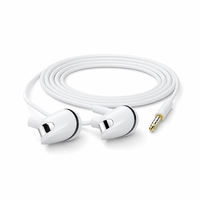 Écouteurs intra-auriculaires filaires plats de haute qualité, écouteurs MP3, écouteurs mobiles