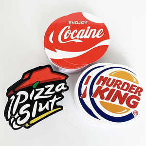 Pegatinas troqueladas con logotipo de vinilo impermeable personalizado, pegatinas para rascar para ordenador portátil, pegatinas de negocios autoadhesivas con código QR para promoción - Product Image 2