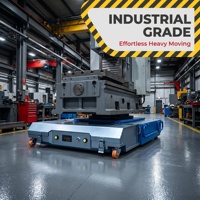 Nuevo Carro de Transporte Eléctrico de Carga Pesada de 20-50 Toneladas, Plataforma para Contenedores, Transportador de Tanques, con Ruedas de Acero