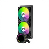 Refroidisseur liquide AIO ARGB pour processeur, dissipateur thermique en aluminium de 240 mm, refroidissement par eau pour PC