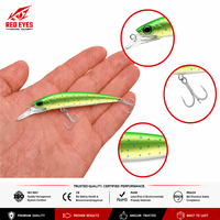 Umpan Ikan Minnow 3D Mengambang Red Eyes Free Sample 140mm 40g Grosir Umpan Keras untuk Memancing Trolling di Laut Dalam dari Kapal