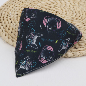 Nouveautés : Bandanas personnalisés imprimés avec des dessins animés, design carré, accessoires pour animaux de compagnie, bandanas tendance pour chiens et chats - Product Image 4