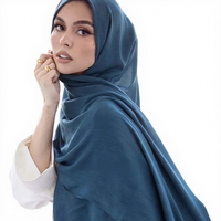 Foulard en rayonne de couleur unie |   Écharpe fine en modal respirante, très vendue en Malaisie et au Moyen-Orient