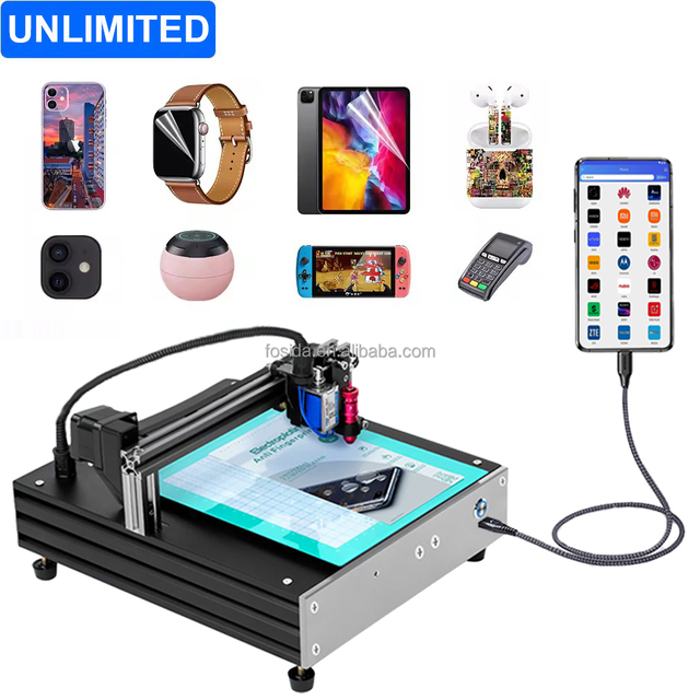 New Generation Screen Protector Unlimited Hydrogel Film Cutting Machine With Operation Mobile Phone
