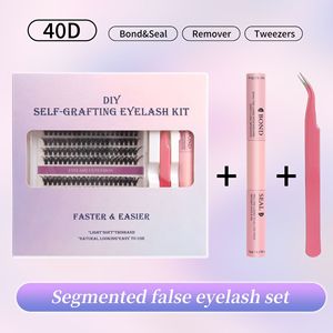 Ensemble de cheveux thermofusibles 30D + 40D Faux cils à grappe unique section auto-greffante Europe et Amérique - Product Image 4
