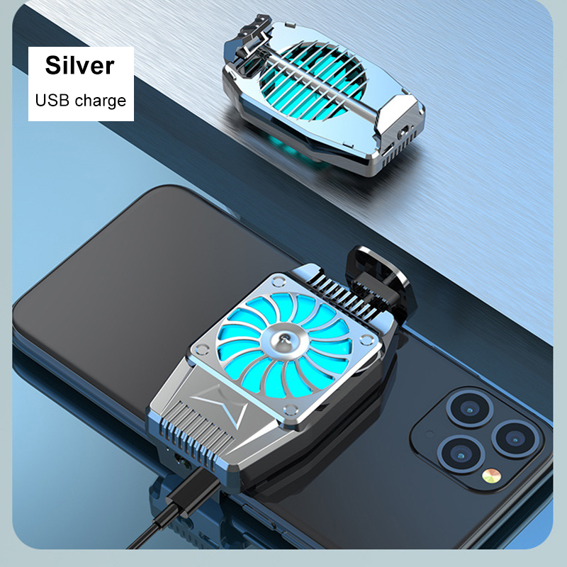 Charge USB argentée