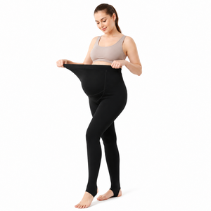 CFZ <span class=keywords><strong>Collant</strong></span> <span class=keywords><strong>Premaman</strong></span> Plus-Size / Calze a Rete Due Pezzi Separati Foderati in Pile Spessi e Caldi in Cotone 200-300 Libbre (Extra Large) - Product Image 2