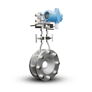 Medidor de fluxo de água líquido DN50 para vapor de alta temperatura, medidor de fluxo de placas de orifício de ar químico para aço inoxidável