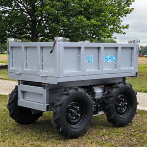 Carrinho de Transporte Elétrico Off-road 4WD com Controle Remoto para Canteiro de Obras Industriais - Product Image 3