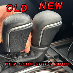 Toyota Car Gear <b>Shift</b> <b>Knob</b> Leather Matte Edge Electroplated Ergonomic For Corolla Avalon Camry - Product Image 4
