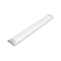 Éclairage LED linéaire moderne encastré pour intérieur 9W/18W/26W/36W en aluminium et PC, 30cm-120cm, haute efficacité, indice IP33, 6000K