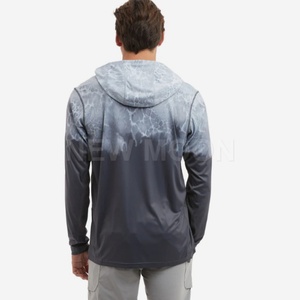 Camiseta Deportiva de Secado Rápido para Actividades al Aire Libre con Capucha y Máscara Facial, Manga Larga, UPF 50+, Ligera, para Pesca, para Hombre - Product Image 3