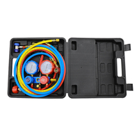 Ensemble de manomètres pour réfrigérant pour climatisation automobile - Compatible avec R134/R410a/R22/R407c Outils automobiles