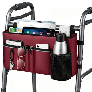 Patient <b>Walker</b> Storage Bag Detachable Multi Pockets Organizer for Injured <b>Elderly</b> Seniors Mobility Aid <b>Walker</b> Organizer Tote Bag - Product Image 5