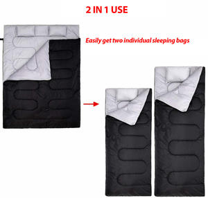 <span class=keywords><strong>Bolsa</strong></span> <span class=keywords><strong>de</strong></span> <span class=keywords><strong>dormir</strong></span> para adulto, saco <span class=keywords><strong>de</strong></span> <span class=keywords><strong>dormir</strong></span> ultraligero, impermeable, 190T, para invierno, para acampar al aire libre, spinning, doble persona - Product Image 2