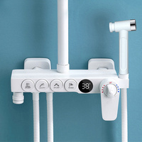 Douche thermostatique Led Multi-fonctionnelle Colonne Tours Cascade Spa Jets Douche