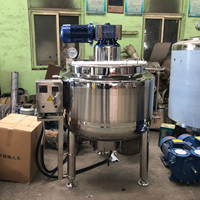Cuve de mélange commerciale en acier inoxydable de 100 à 5000 L, à chauffage électrique ou à vapeur, avec agitateur, conception personnalisée
