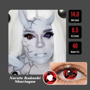 Échantillon gratuit Lentilles de contact Pseyeche Lentilles de contact de prescription occultantes Annuelles Sharingan Lentilles de contact avec power Lentille - Product Image 4