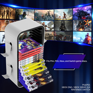 Accessoires de jeu en gros adaptés à PS5/<span class=keywords><strong>4</strong></span>/<span class=keywords><strong>switch</strong></span>/XBOX Series XS, support de stockage universel pour manette, accessoires de support de disque - Product Image 6