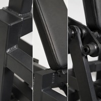 Machine d'abduction des hanches commerciale pour salle de sport, appareil de musculation des cuisses extérieures en acier robuste avec coussinets réglables