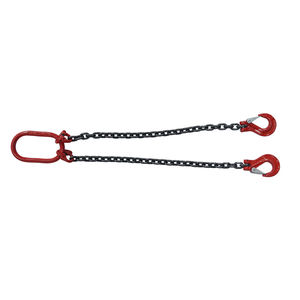 Eslinga de cadena de dos patas con acortador eslinga de cadena de elevación Gancho de ángulo de elevación Apertura grande Cadena de bomba de agua - Product Image 4