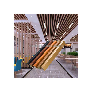 Hệ thống trần thả tế bào mở bằng nhôm không thấm nước với vách ngăn đục lỗ mở trên kim loại - Product Image 1