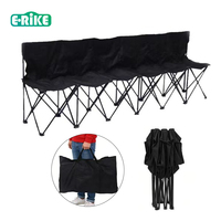 Chaise de stade pliable pour 6 personnes, certifiée E-RIKE, avec logo OEM personnalisé, pour sports et football