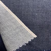 Tissu en denim brut de coton de poids moyen, résistant au rétrécissement, blanc, bleu indigo, noir, slub, 16,5 oz, en gros, États-Unis, Italie, Corée, Japon