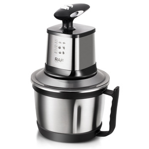 Picadora de Carne Multifuncional para el Hogar, de Acero Inoxidable, 3L, Picadora de Alimentos, Trituradora de Ñame, Procesador de Alimentos con Asa - Product Image 3