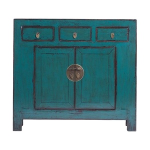 Muebles de <span class=keywords><strong>aparador</strong></span> de gabinete tallado de madera reciclada Vintage antiguo chino - Product Image 1