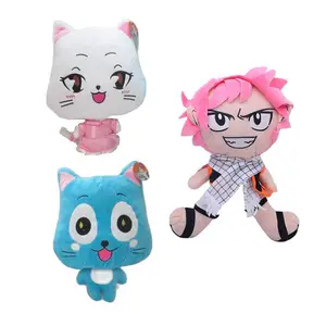 Yeni 20cm/30cm Anime peri kuyruk Natsu Dragneel peluş oyuncak sevimli mutlu Charles kedi hayvan evcil hayvan dolması bebekler hediyeler için Boys kızlar