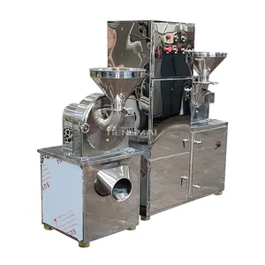 औद्योगिक शुष्क जड़ कोको कॉफी बीन नमक चीनी फाइन पाउडर बनाने वाली ग्राइंडर पीस मशीन