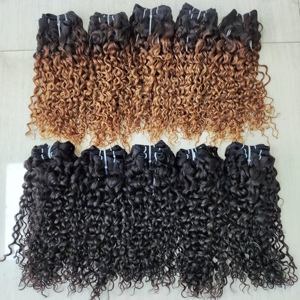 Laser — lots de cheveux Afro crépus brésiliens naturels, trame de cheveux humains vierges à racines foncées de couleur ombrée, amélioration des cheveux, livraison gratuite - Product Image 1