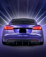 Kit carrosserie en fibre de carbone sèche pour Tesla Model S, modèle S VORS, lèvre avant, diffuseur, spoiler, jupe latérale, capot, pare-chocs modèle S