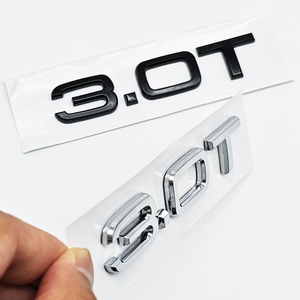 Emblema 3D in ABS Cromato <span class=keywords><strong>Nero</strong></span> con <span class=keywords><strong>Logo</strong></span> 1.8T 2.0T 3.0T, Adesivo per Auto <span class=keywords><strong>Audi</strong></span> A1 A2 A3 A4 A5 A6 A7 S3 S4 S5 S6 RS TT, Accessori - Product Image 6