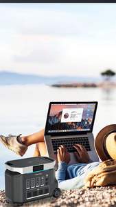 Estación de Energía Portátil con Batería LiFePO4, Inversor de Onda Sinusoidal Pura de 1200W 1248Wh, Compatible con Panel Solar MPPT de Carga Rápida, para Uso en Exteriores, Camping y Automóviles - Product Image 6