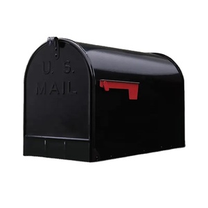 Ngoài trời và hộ gia đình màu đen mát mẻ đẹp trai hộp thư đơn giản CamLock chúng tôi văn phòng postbox tường Nhôm letterbox - Product Image 1