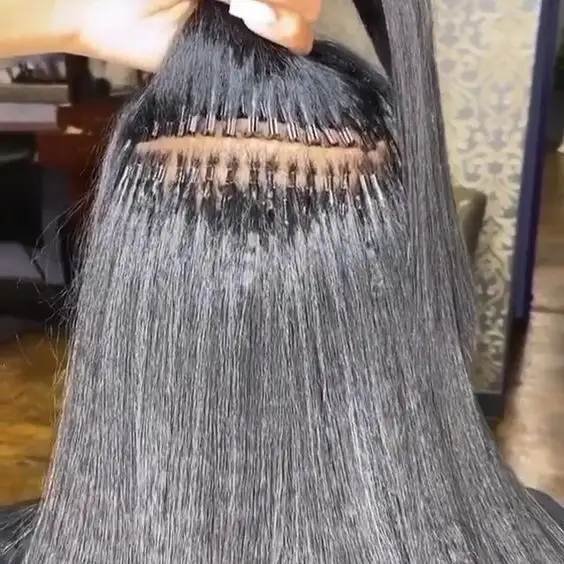 Nuovo arriva all'ingrosso fabbrica brasiliana capelli umani grezzi non trasformati I punta estensioni dei capelli cuticola allineata capelli vergini