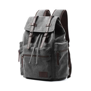 Men's Drawstring Canvas Backpack <b>Travel</b> <b>Bag</b> <b>for</b> Computers Best-selling <b>Bags</b> in Stock and Trendy - Product Image 5