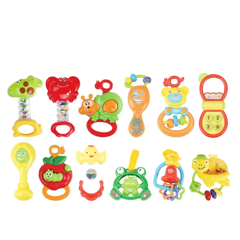 hot selling baby rattles baby toys baby bell rock on hand for small kids