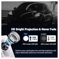 Auto-Lampen-Zubehör LED-Pfützenlichter Auto-Logo-Türprojektionslicht Atmosphäre-Laser HD-Tür-Willkommenslicht für Model 3 X S Y