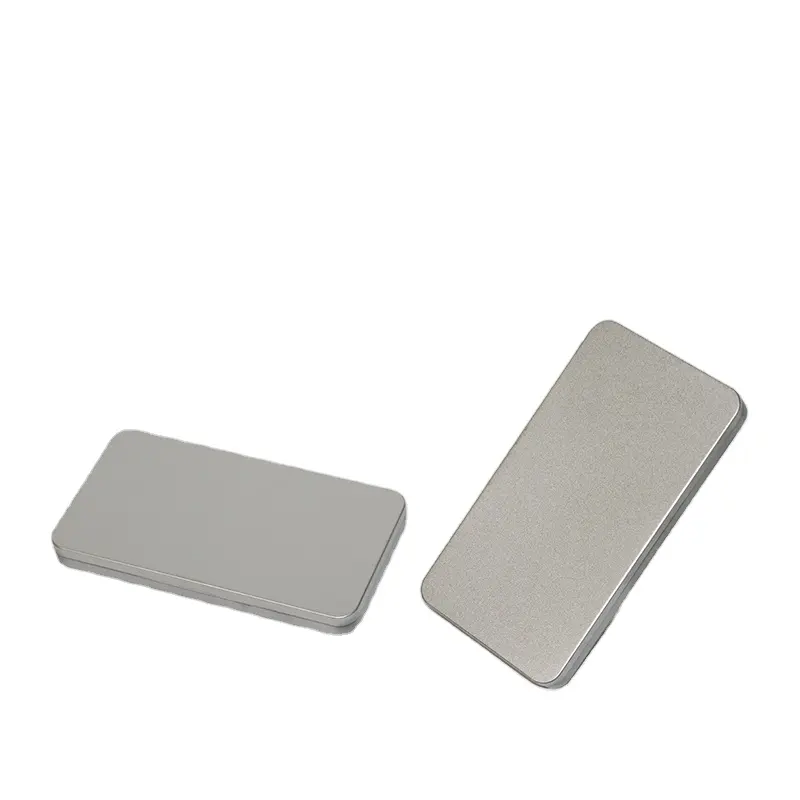 Пригодный для переработки держатель для визитных карточек металлический Подарочный жестяной чехол для макияжа жестяная коробка для карточек