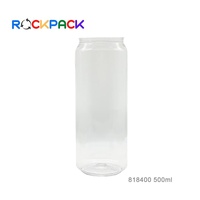 Canettes de bière gazeuse jetables de 500ml de différentes tailles avec couvercles canettes de bouteille de jus de thé au lait en plastique de qualité